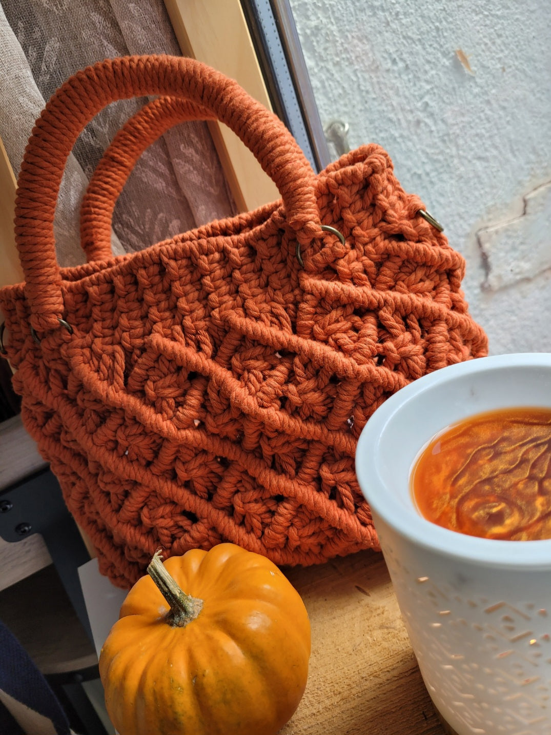 Sac en macramé fait main – Élégance bohème et authenticité