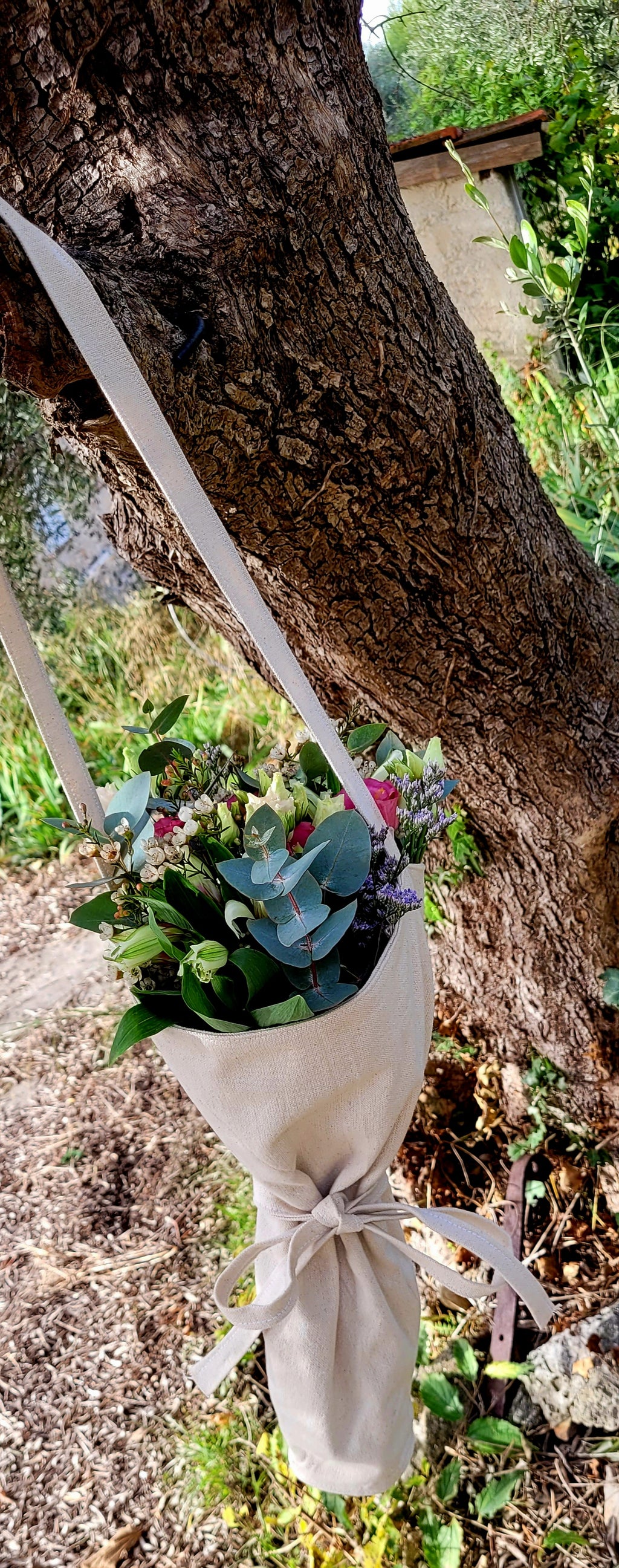 Découvrez le charme du sac à fleurs réutilisable en coton ! ✨